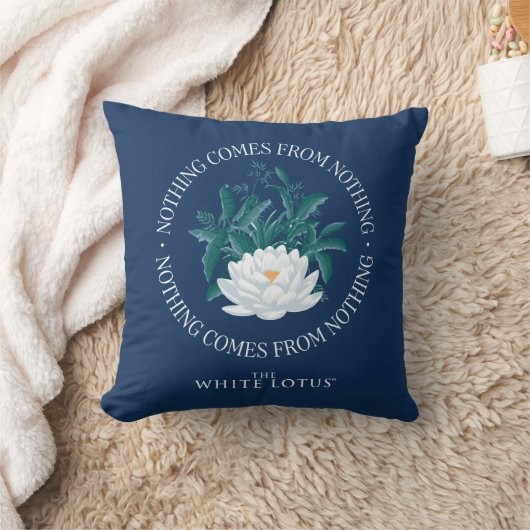 無来物 – 白い蓮 クッション (ブランケット)