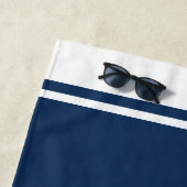 無来物 – 白い蓮 ビーチタオル (インサイチュ)