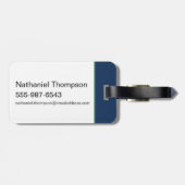 無来物 – 白い蓮 ラゲッジタグ (裏面横)