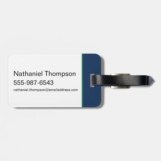 無来物 – 白い蓮 ラゲッジタグ (裏面横)