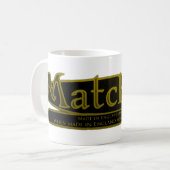 無比、ヴィンテージのオートバイの紋章 コーヒーマグカップ (正面左)