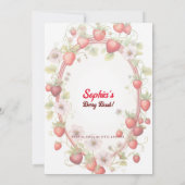 無気力な第1誕生日!1周年記念パーティー 招待状 (裏面)