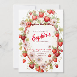 無気力な第1誕生日!1周年記念パーティー 招待状