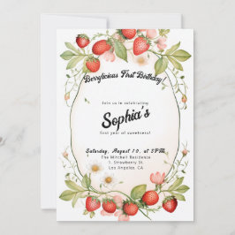 無気力な第1誕生日!1周年記念パーティー 招待状