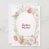 無気力な第1誕生日!1周年記念パーティー 招待状 (裏面)