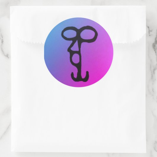 無気力のシギシール ラウンドシール (バッグ)