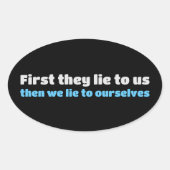 無気力はアメリカの「無気力の代償」である 楕円形シール (正面)