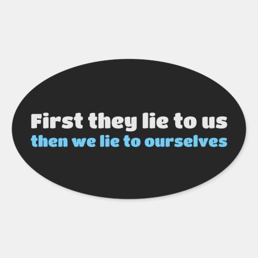 無気力はアメリカの「無気力の代償」である 楕円形シール (正面)