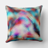 無法な質感の単純な松のデザイン クッション (裏面)