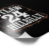 無法者のヒルビリー 2024 西部劇 トランプ ヴァンス 2024 フォトプリント            (角)