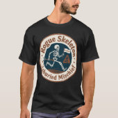 無法者スケルトンの埋葬されないいたずら Tシャツ (正面)