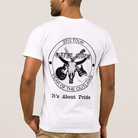 無法者2012旅行のワイシャツ Tシャツ (裏面)