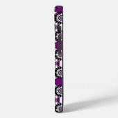 無滲性プライド/紫鏡花柄 Case-Mate iPhoneケース (裏面 / 左)