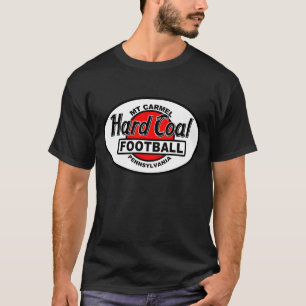 無煙炭のフットボール-山Carmel、PA Tシャツ