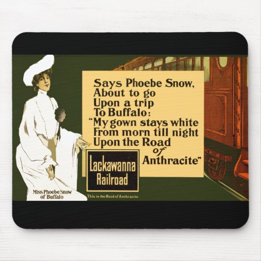 無煙炭1903年の道 マウスパッド (正面)