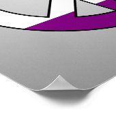 無熱性国旗の平和の看板ポスター ポスター (角)