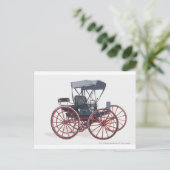 無燃費車イラストレーション ポストカード (スタンド正面)