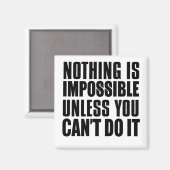 無理でなければ不可能なことはない マグネット (正面/裏面)