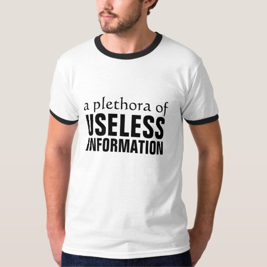 無用情報の茄多 Tシャツ (正面)