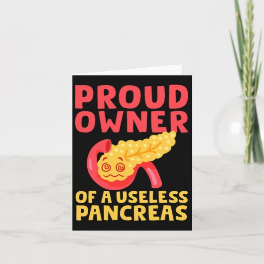 無用誇りを持ったの膵型糖尿病の所有者 カード (正面)