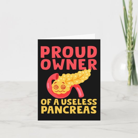 無用誇りを持ったの膵型糖尿病の所有者 カード (正面)