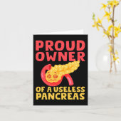 無用誇りを持ったの膵型糖尿病の所有者 カード (黄色い花)