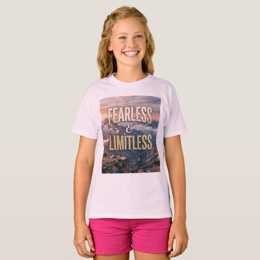 無畏で無限 Tシャツ (正面フル)