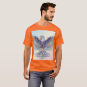 無畏のクリスタルイーグルエンブレムTシャツ Tシャツ (正面フル)