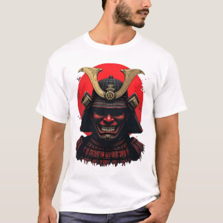 ⚔️ 無畏の侍 - 朝日と共に立つ戦士 Tシャツ