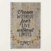 無畏の夢 スパイラルプランナー プランナー手帳 (正面)