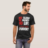 無睡眠金生活刑事司法学生裁判所 Tシャツ (正面フル)