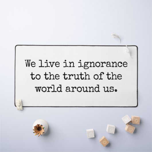 無知なデスクマットで暮らす デスクマット (キッズテーブル)