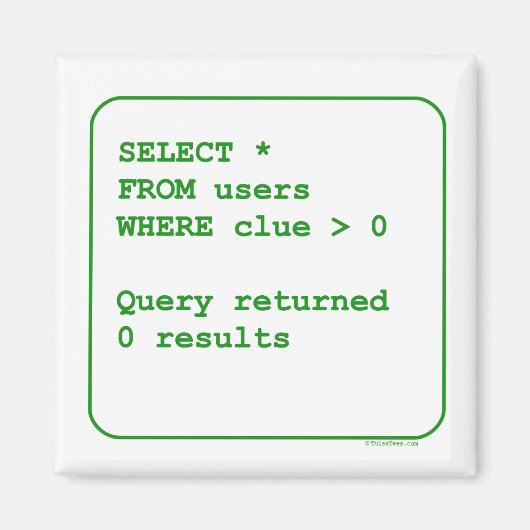 無知なユーザー マグネット (正面)