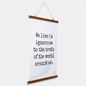 無知な木の上に壁のタペストリーで生活する 吊り下げ型タペストリー (傾斜あり)