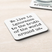 無知に住むプラスチック懸命コースター コースター (左側)