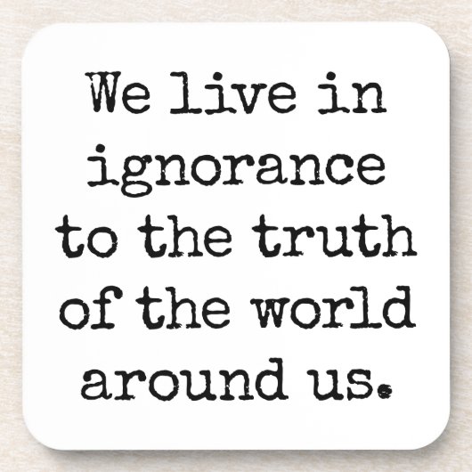 無知に住むプラスチック懸命コースター コースター (正面)