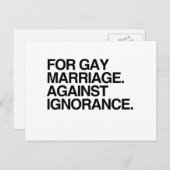 無知に対する – .png ポストカード (正面/裏面)