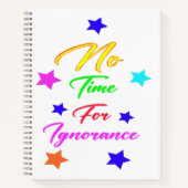 無知のための時間なし ノートブック (正面)