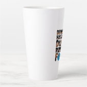 無知の力 カフェラテマグ (正面)