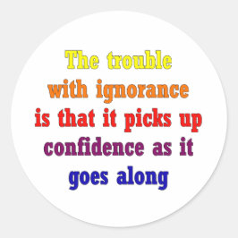 無知の問題は ラウンドシール