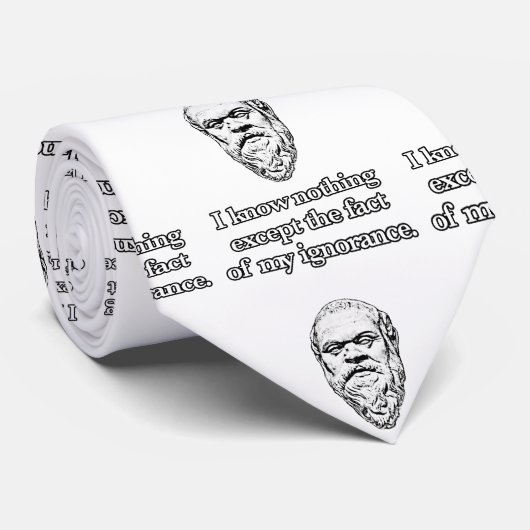 無知の知(ソクラテス) ネクタイ (ロール)