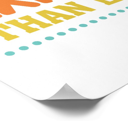 無知は教育より高い ポスター (角)