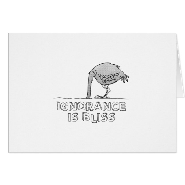 無知は至福です (正面横)