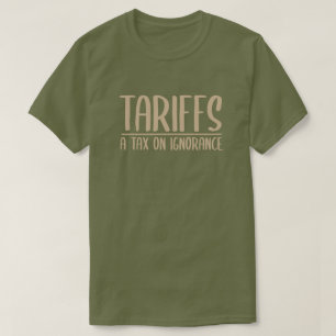 無知への課税 Tシャツ