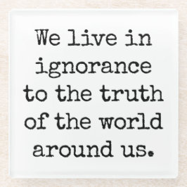 無知ガラスのコースターで暮らす ガラスコースター