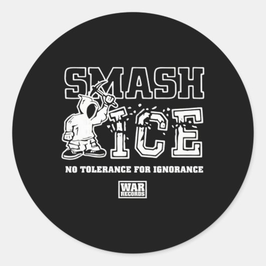 無知蒙昧を許さない Smash Ice 戦争の記録 ラウンドシール (正面)