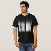 無礼少年効果ぼやけタイポグラフィレゲエ Tシャツ (正面フル)