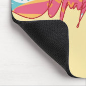 無神経な大胆なフェミニンなステートメント マウスパッド (コーナー)