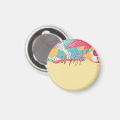 無神経な大胆なフェミニンなステートメント マグネット (正面/裏面)