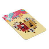 無神経な 個人的な フェミニンな フォトコラージュ マグネット (右側)